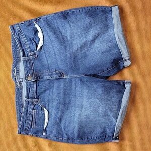 Universal Thred Stretchy Denim Bermuda Shorts Slightly Distressed Size  20W